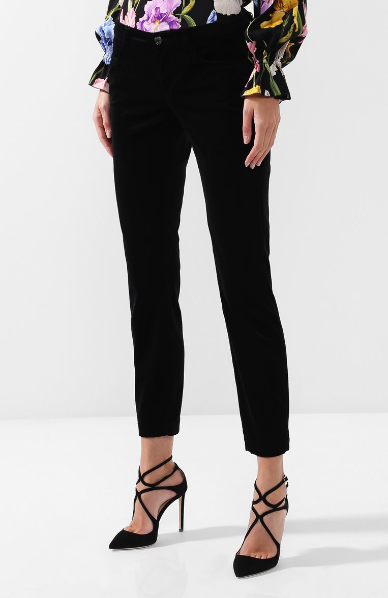 Укороченные хлопковые брюки DOLCE & GABBANA, арт. FTAH7T/FUVG7, фото 3