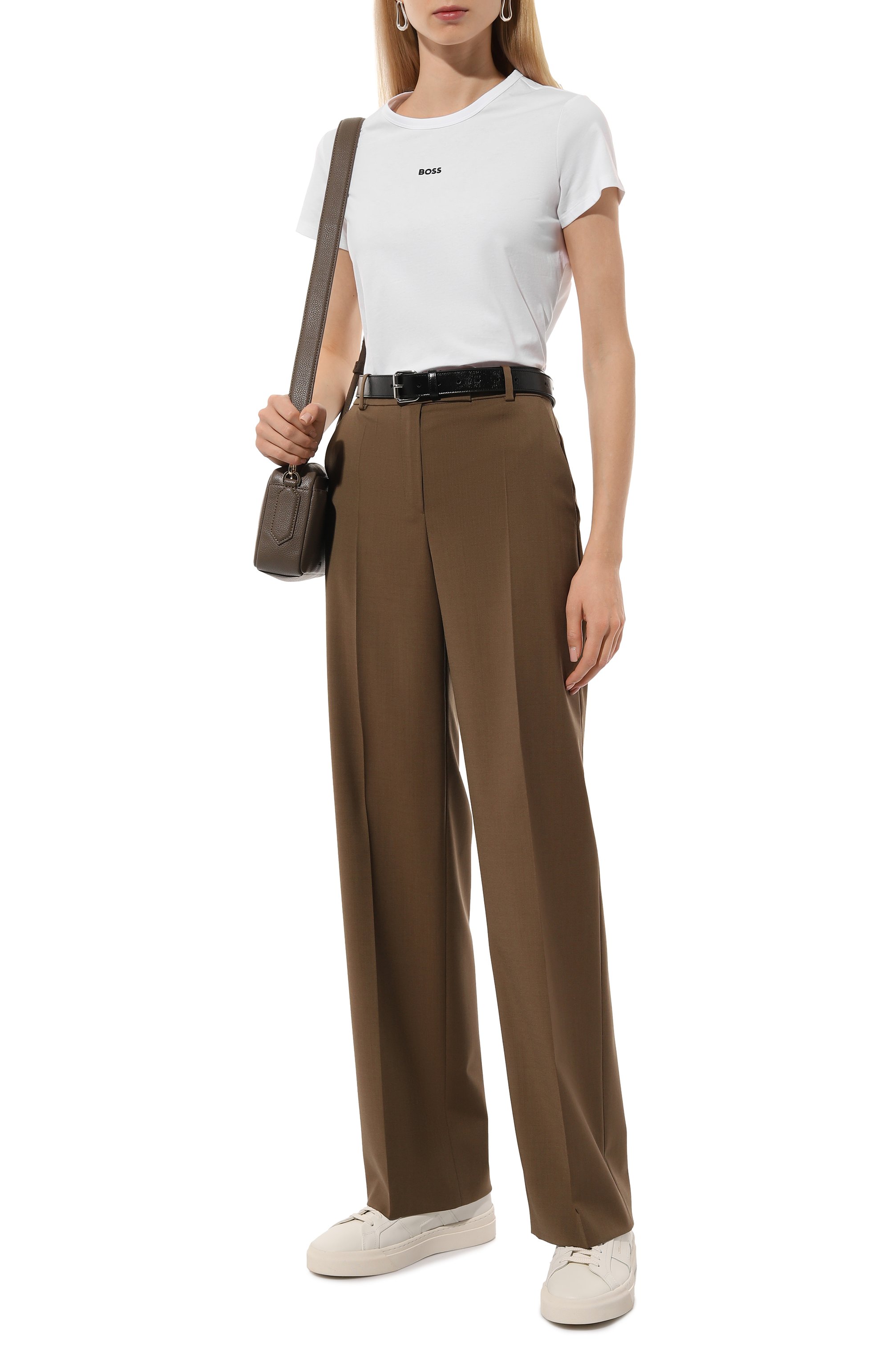 Шерстяные брюки BOSS, арт. 50530900, фото 2