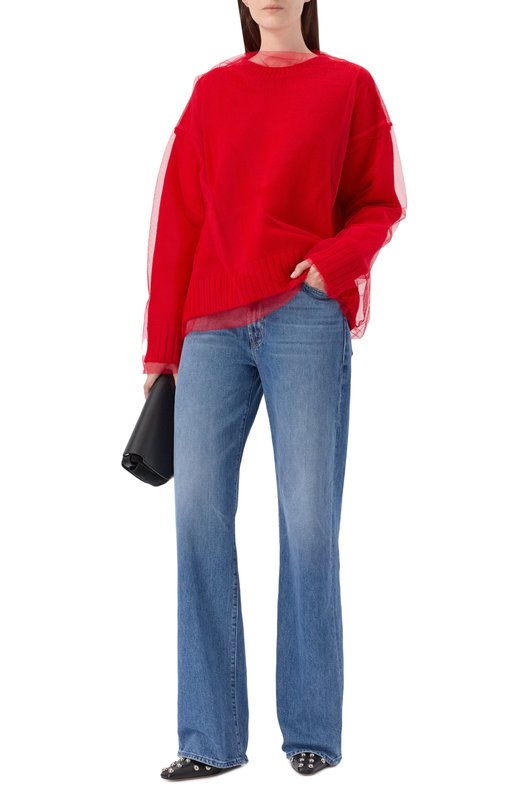 Шерстяной свитер MSGM 3942MDM203/257988 Красный  3942MDM203/257988 Фото 2