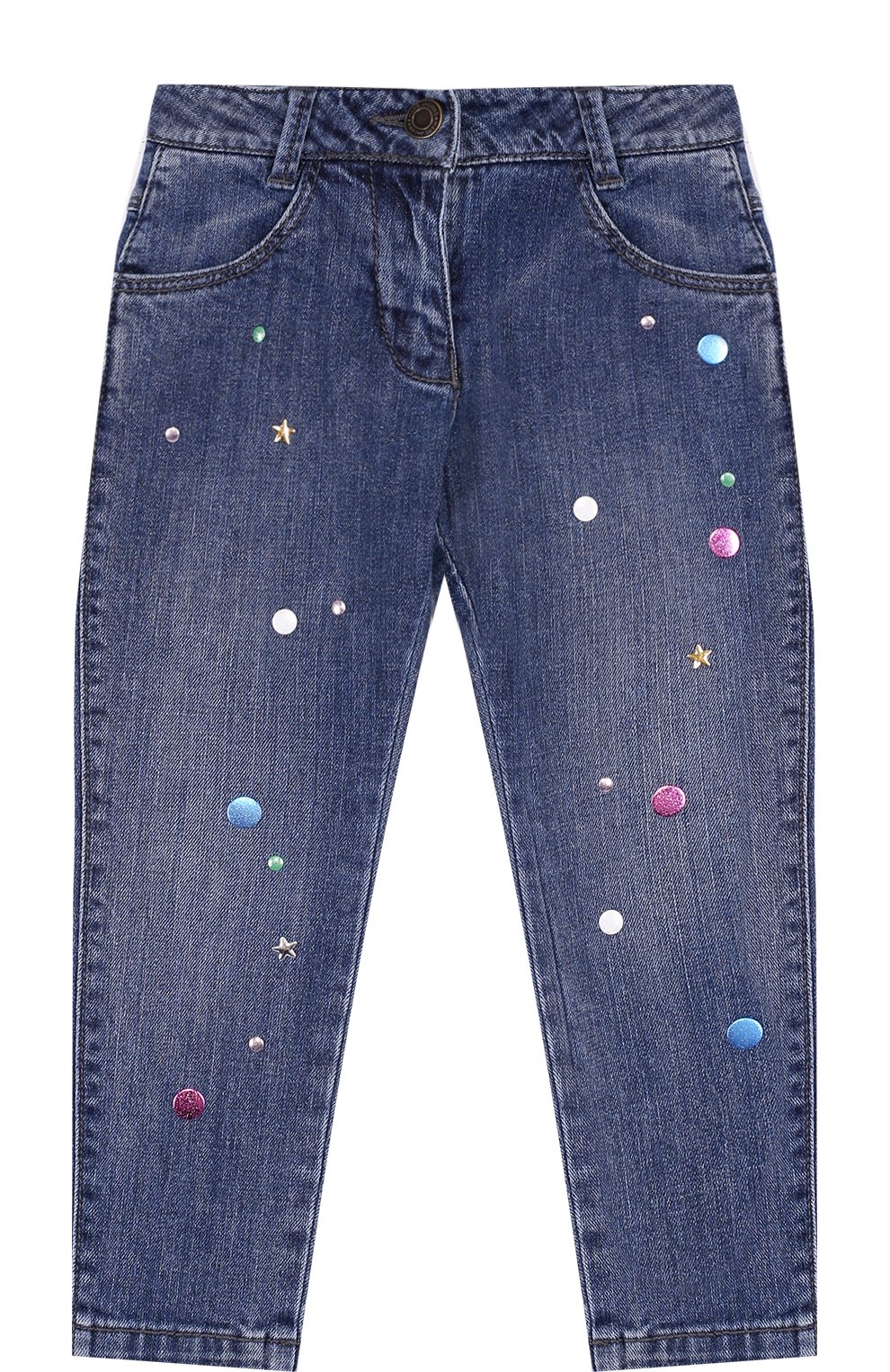 Джинсы с металлизированной отделкой MARC JACOBS (THE), арт. W14189/6A-12A, фото 1