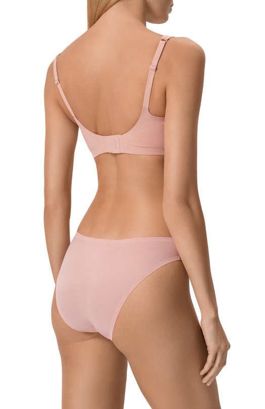 Хлопковый бра-топ Wolford 4W1022 Розовый  4W1022 Фото 3