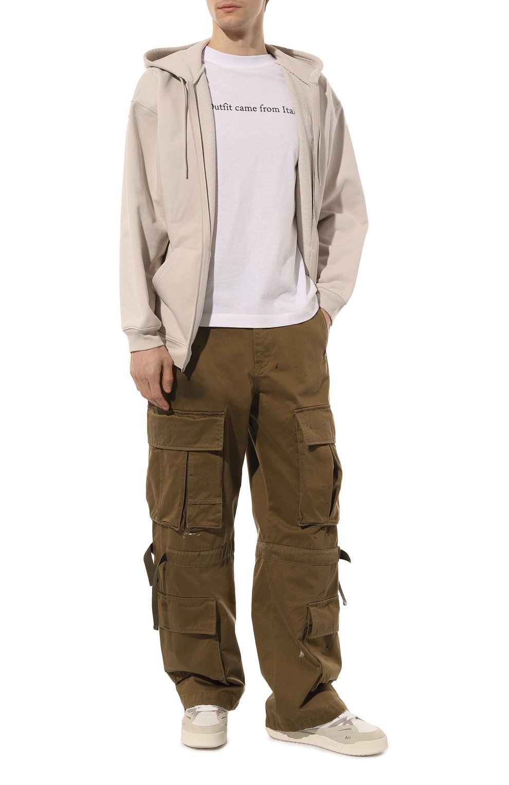 Комбинированные кеды low key HERON PRESTON, арт. HMIA025F22LEA001, фото 2