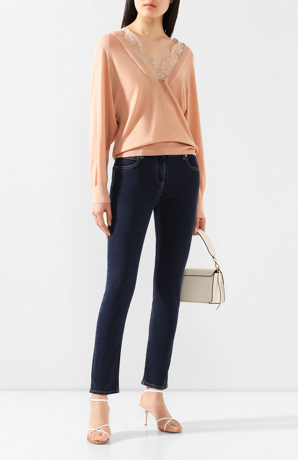 Пуловер из смеси шерсти и шелка CHLOÉ, арт. CHC20SMP10550, фото 2