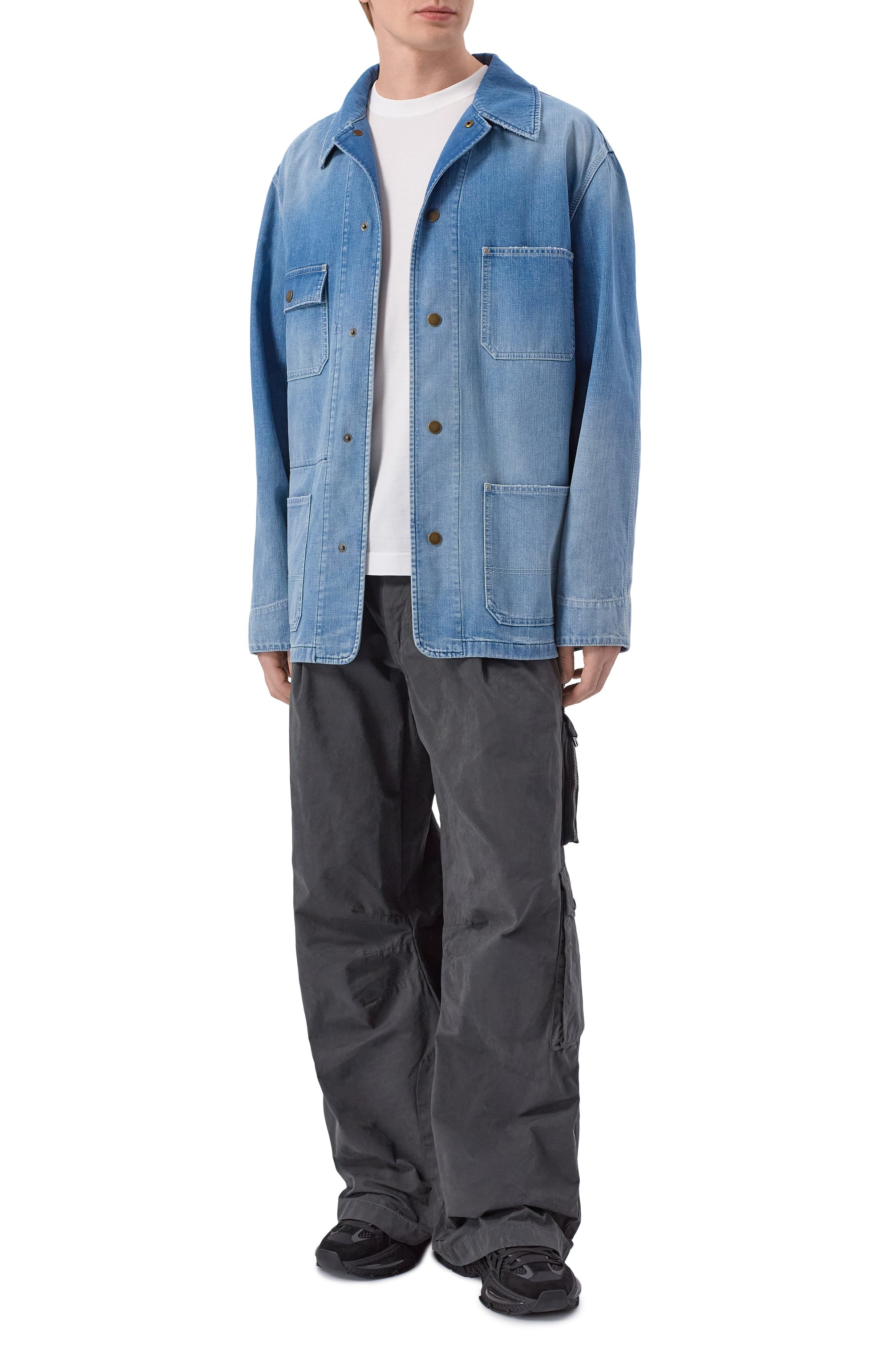 Брюки-карго DOLCE & GABBANA темно-серого цвета по цене 189500 руб., арт. GP15UT/GK056, фото 2 Брюки-карго DOLCE & GABBANA, арт. GP15UT/GK056, фото 2