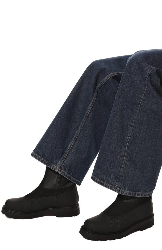 Комбинированные полусапоги Andrea Ventura Firenze Чёрный, фото 3