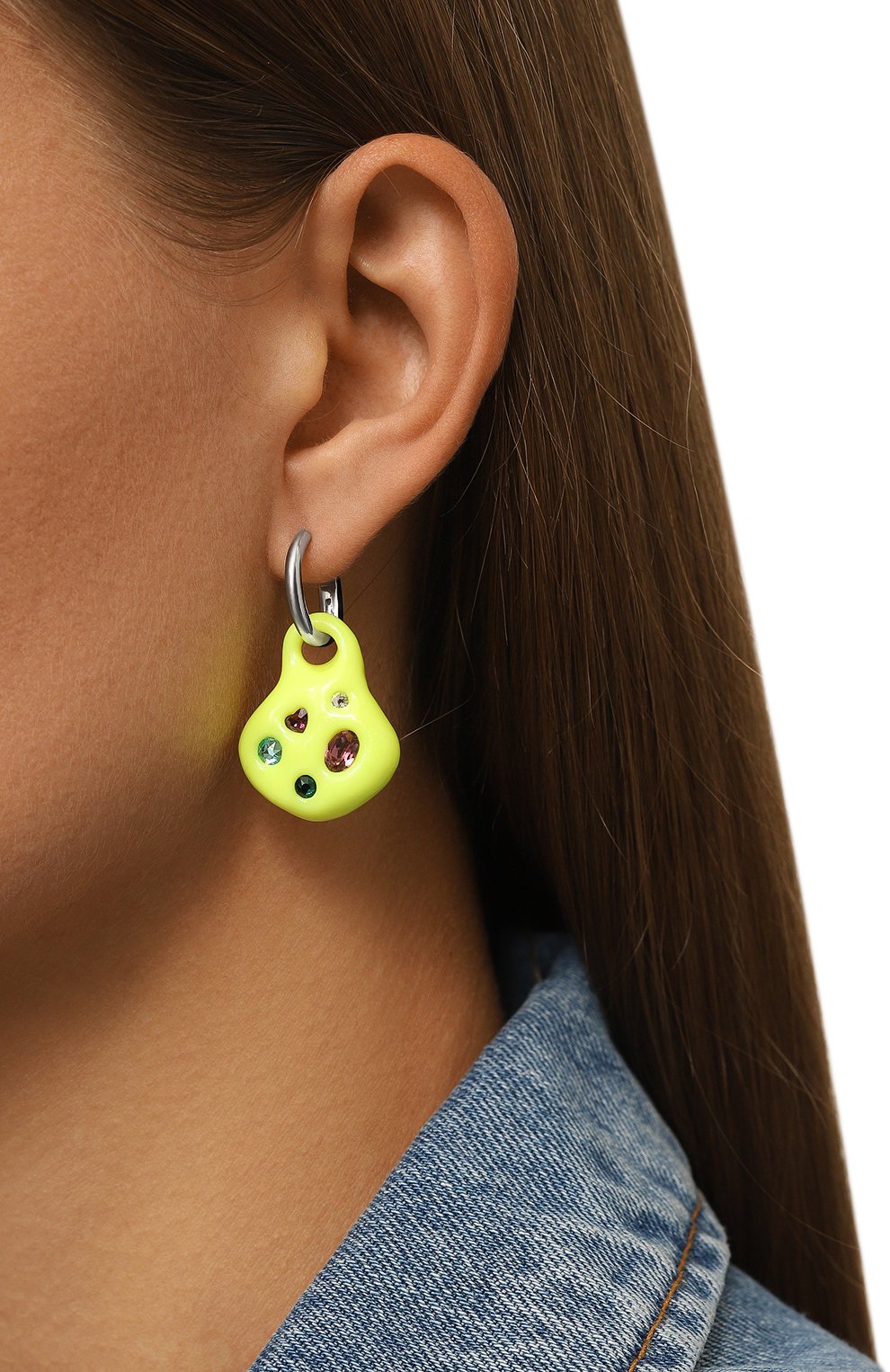 Серьги LILI ARCHIVE желтого цвета по цене 18700 руб., арт. EMGHOST6, фото 2 Серьги LILI ARCHIVE, арт. EMGHOST6, фото 2