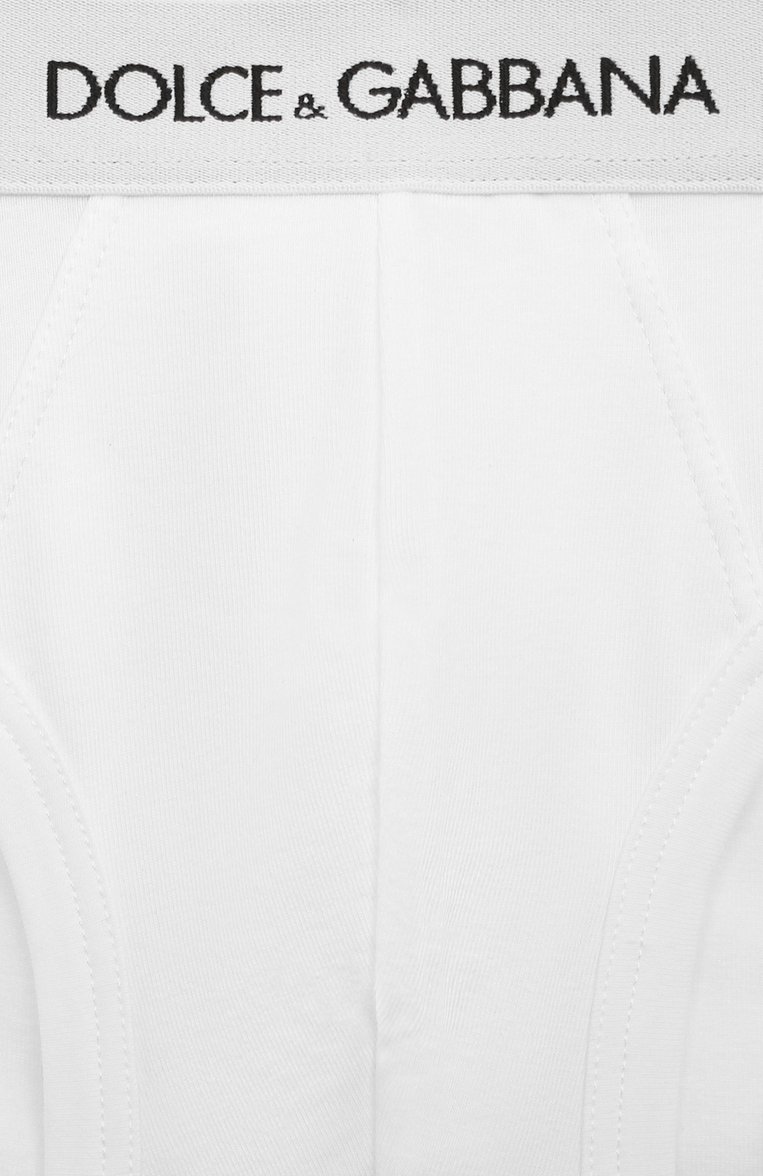 Детские комплект из двух брифов DOLCE & GABBANA белого цвета, арт. L4J700/0N00G | Фото 4 (Материал внешний: Хлопок; Материал сплава: Проставлено; Рукава: Короткие; Драгоценные камни: Проставлено; Ростовка одежда: 12 лет | 152 см, 3 года | 98 см, 5 лет | 110 см, 8 лет | 128 см, 10 - 11 лет | 140 - 146см, 2 года | 92 см, 13 - 15 лет | 158 см, 6 лет | 116 см, 4 года | 104 см)