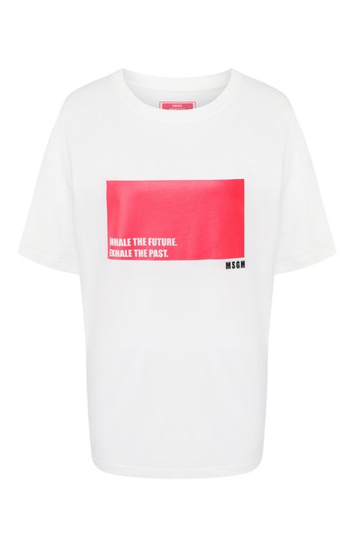 Женская хлопковая футболка MSGM, арт. 2845MDM07 207228
