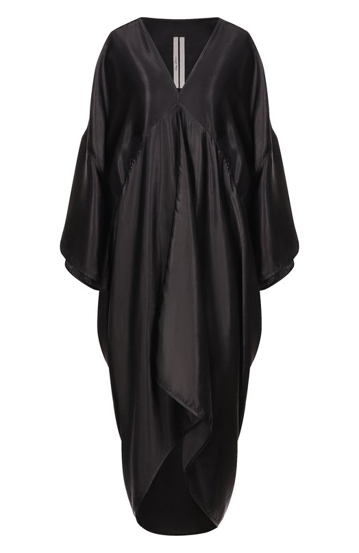 Атласное платье Rick Owens RP01F6540/N Чёрный RP01F6540/N