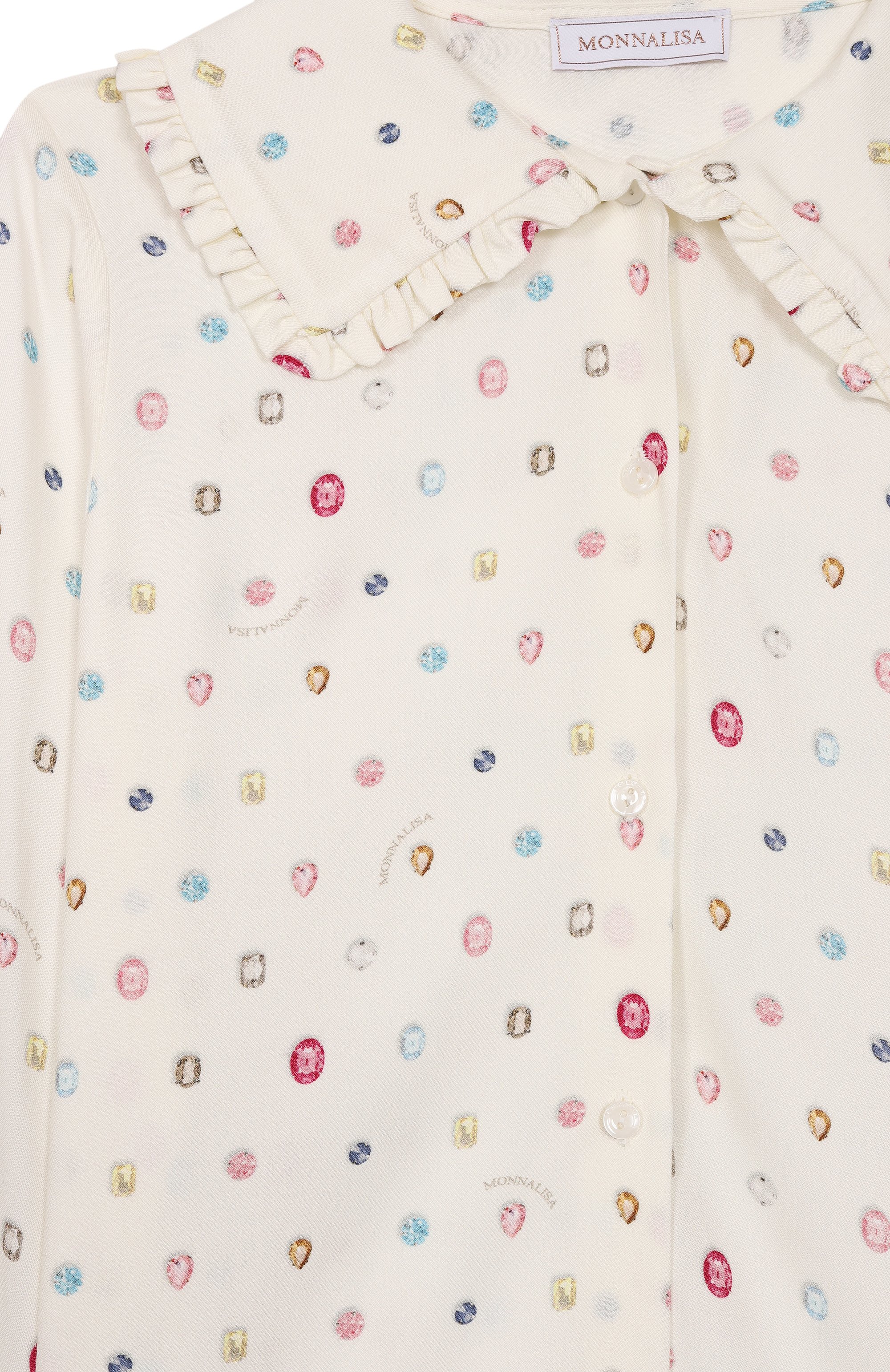 Блузка из вискозы MONNALISA, арт. 11F302, фото 3