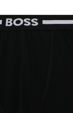 Детские комплект из двух боксеров BOSS черного цвета, арт. J20418/6A-12A | Фото 7 (Рукава: Короткие; Ростовка одежда: 9 лет | 134 см, 12 лет | 152 см, 5 лет | 110 см, 7 лет | 122 см)
