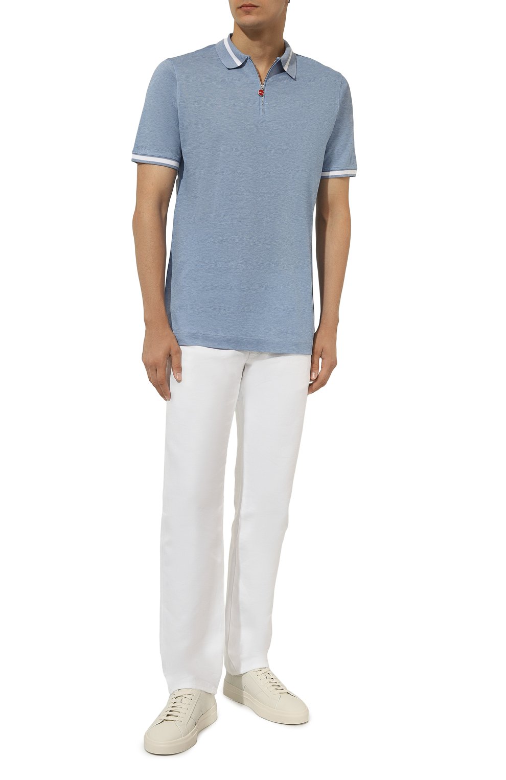 Хлопковое поло KITON, арт. UMK1172V4, фото 2