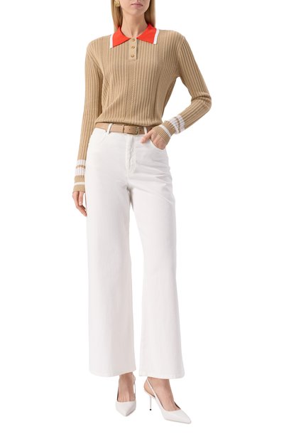 Поло из хлопка и вискозы BEATRICE .B, арт. 25FE8661TALITHA, фото 2