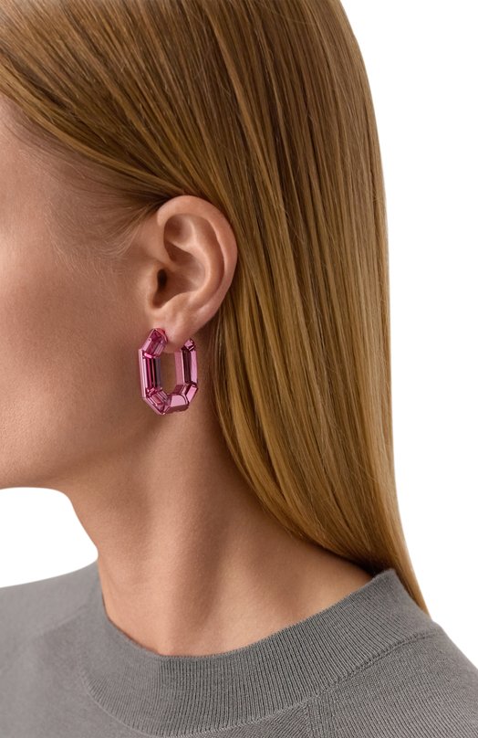 Серьги Lucent Swarovski 5680783 Розовый  5680783 Фото 2