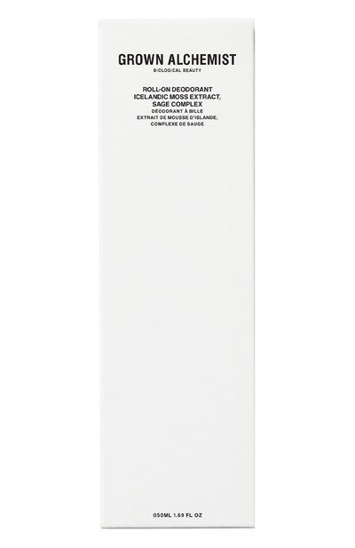 Роликовый дезодорант «исландский мох, шалфей» (50ml) GROWN ALCHEMIST бесцветного цвета по цене 2900 руб., арт. GA00541, фото 2 Роликовый дезодорант «исландский мох, шалфей» (50ml) GROWN ALCHEMIST, арт. GA00541, фото 2