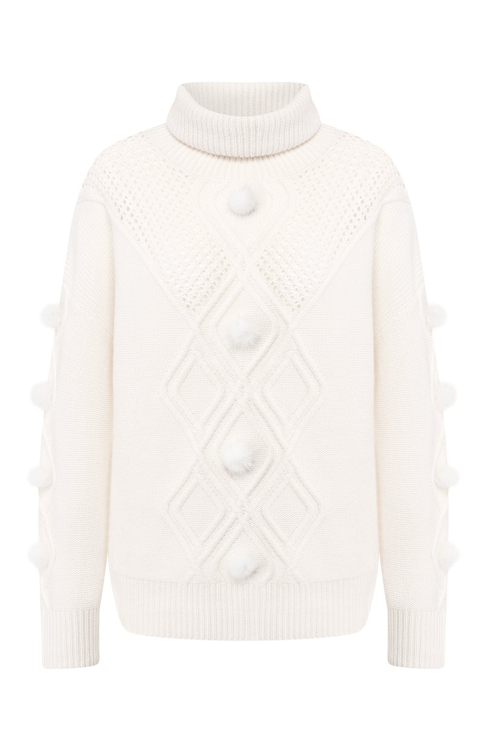 Свитер с отделкой из меха норки MAX AND MOI, арт. H19BAMB0U, фото 1