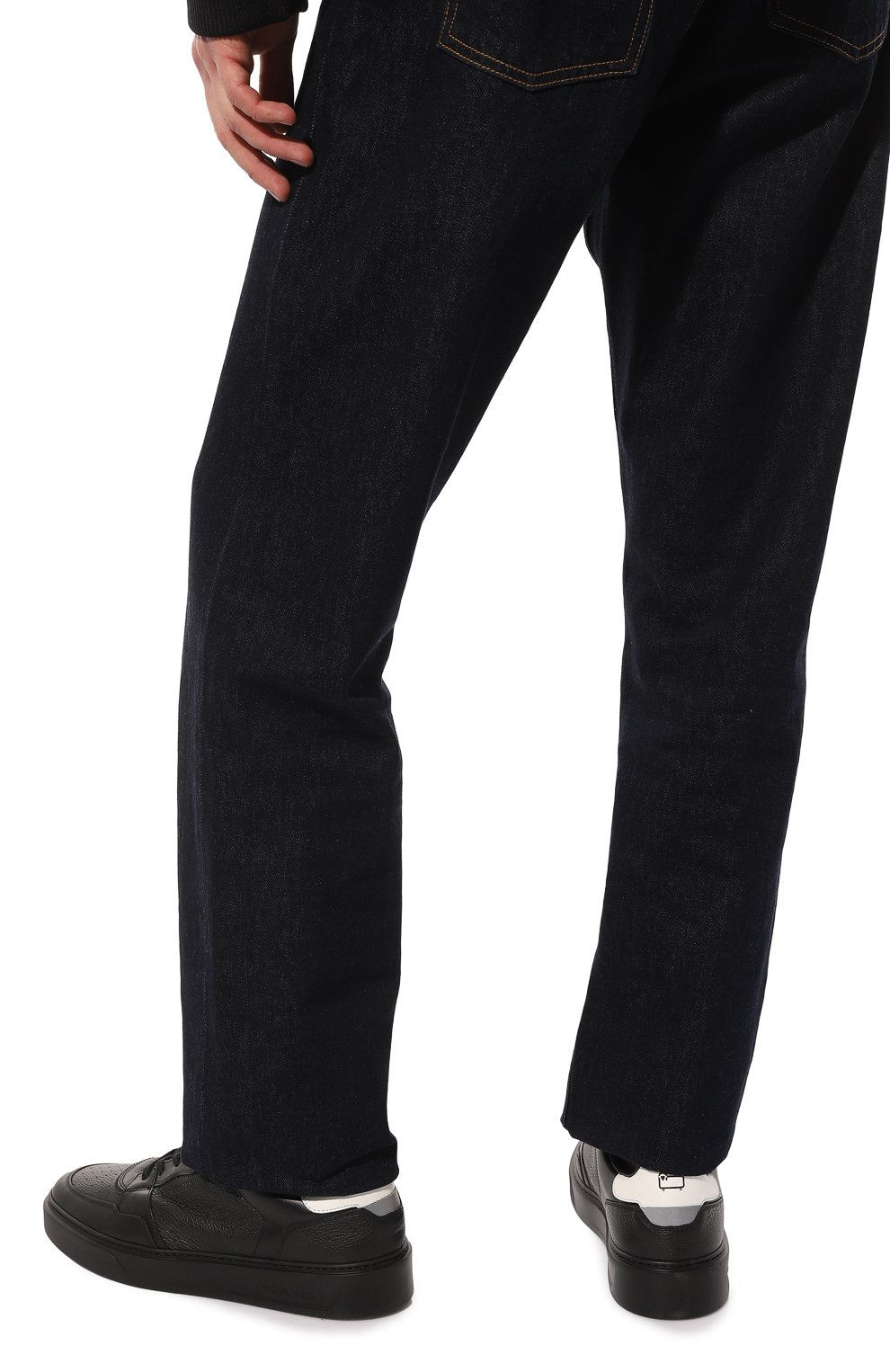 Кожаные кеды WOOLRICH, арт. WFM231.005.2250, фото 3