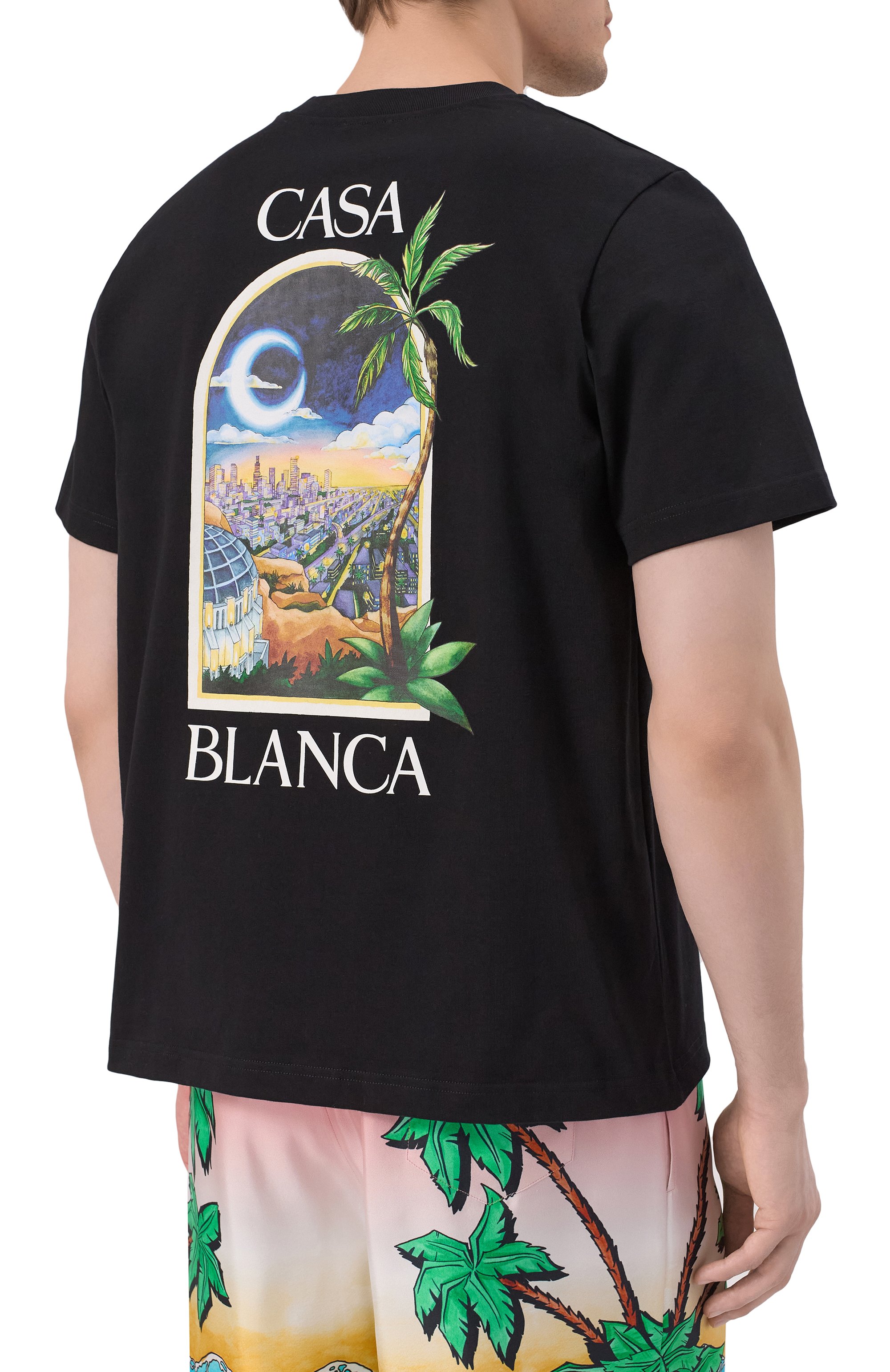 Хлопковая футболка CASABLANCA, арт. MS25JTS00111, фото 4