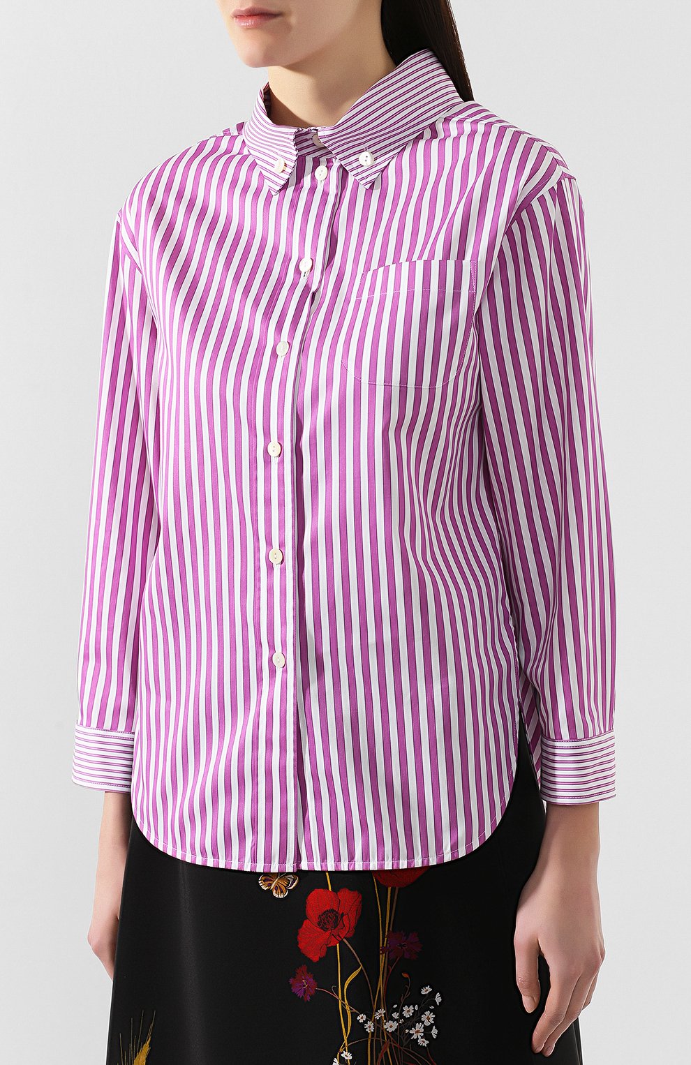 Хлопковая рубашка EMPORIO ARMANI, арт. 2NC10T/2M502, фото 3