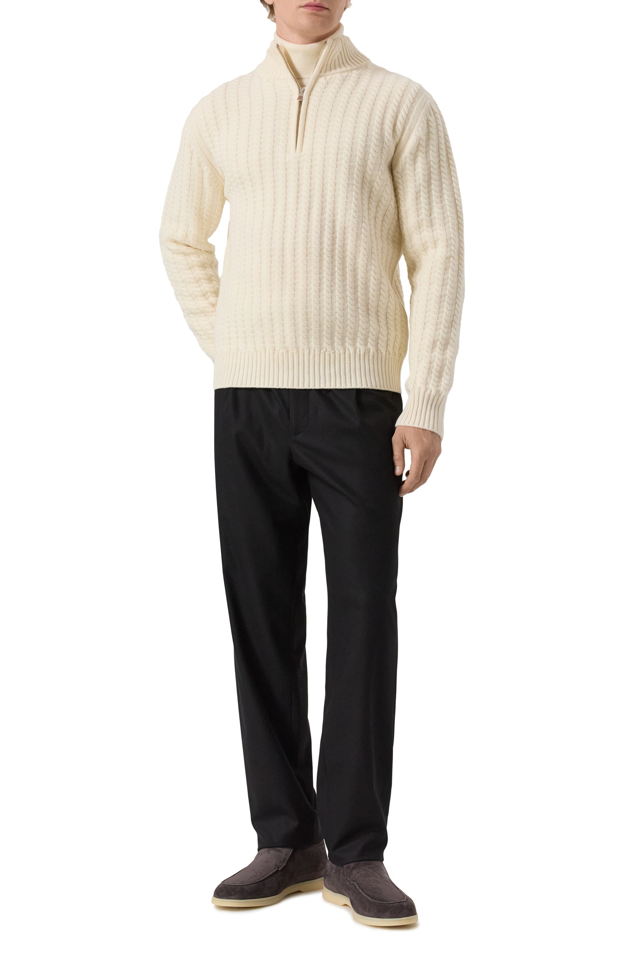 Кашемировые брюки GIORGIO ARMANI, арт. GM000249/TE10115, фото 2