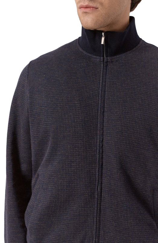 Хлопковая толстовка Andrea Campagna 19M466.SZ00.CAMP./52 Синий  19M466.SZ00.CAMP./52 Фото 5