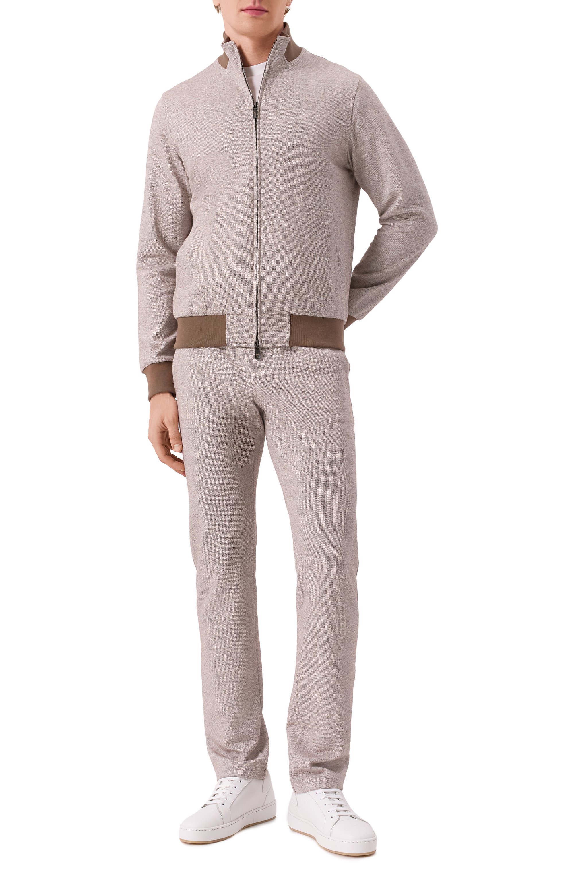 Брюки изо льна и хлопка CAPOBIANCO, арт. 18M735.LUR0., фото 2