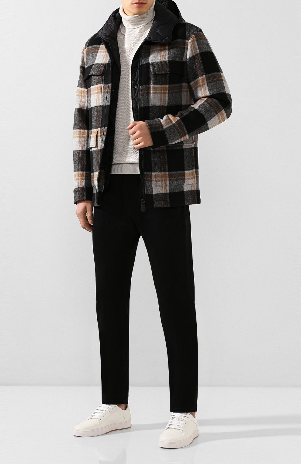 Кожаные кеды BOTTEGA VENETA, арт. 608761/VT040, фото 2