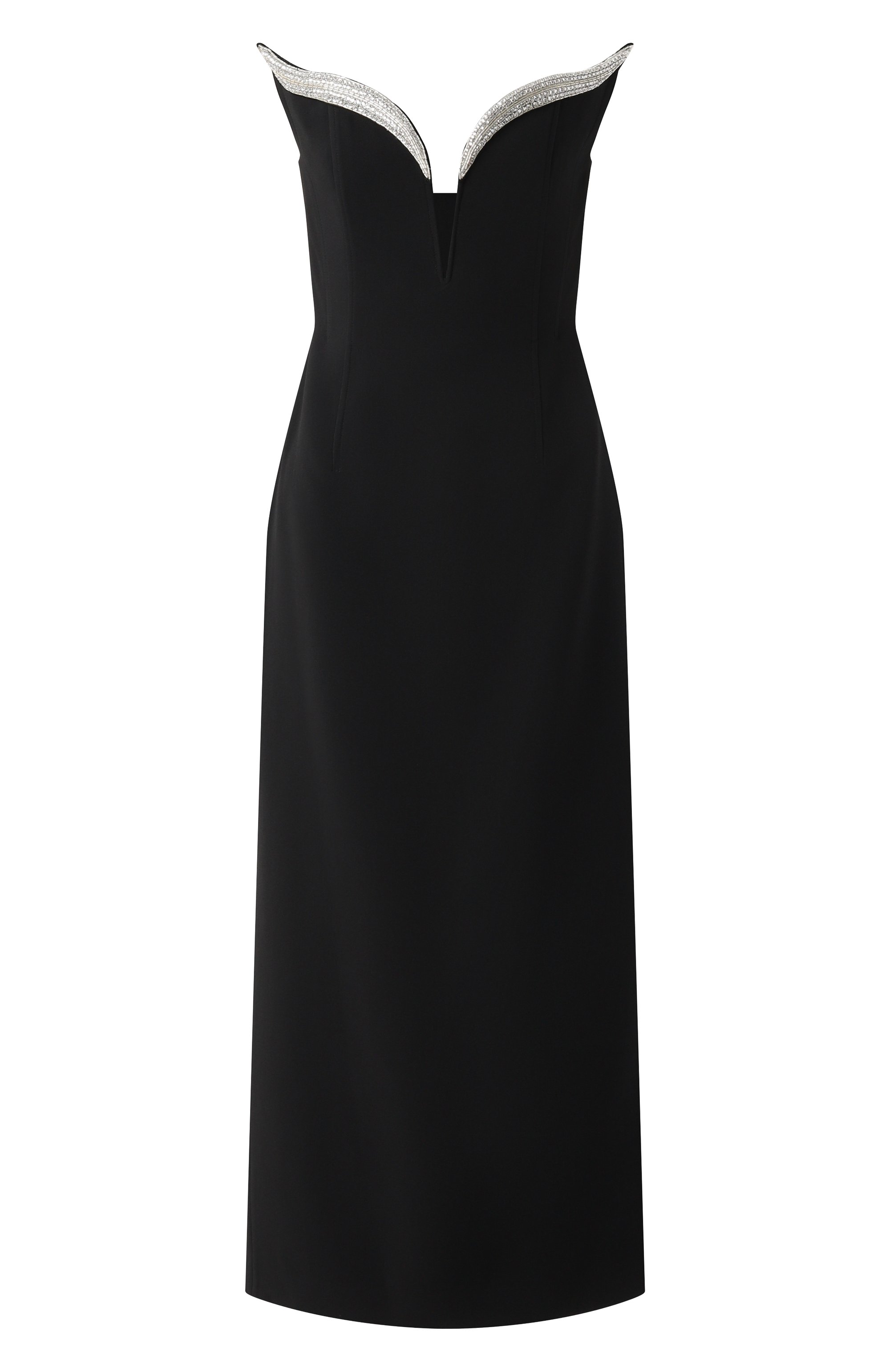 Платье с отделкой стразами DAVID KOMA, арт. PF24DK58D, фото 1