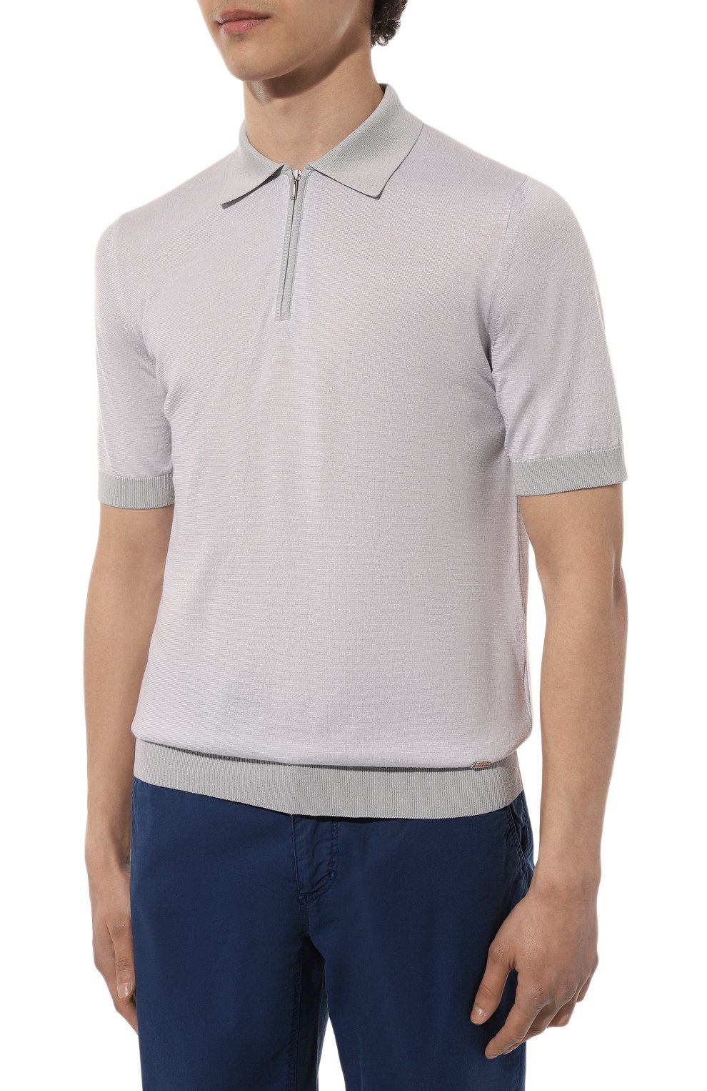 Поло из шелка и кашемира ZILLI, арт. MBZ-PZ132-MILL1/MC01, фото 3