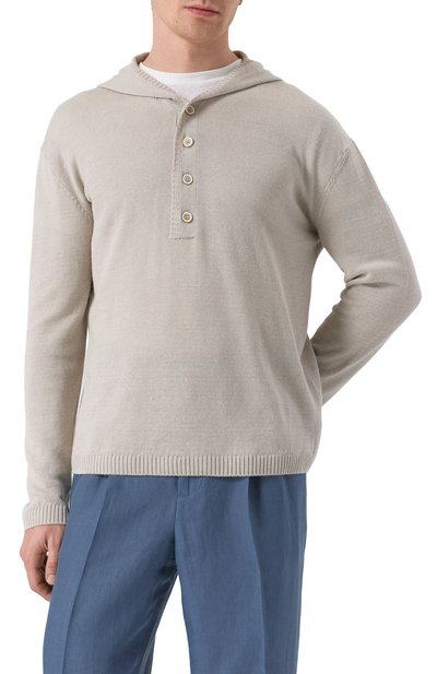 Худи изо льна и кашемира MVST, арт. 25E/X1P/0/A003/7639, фото 3