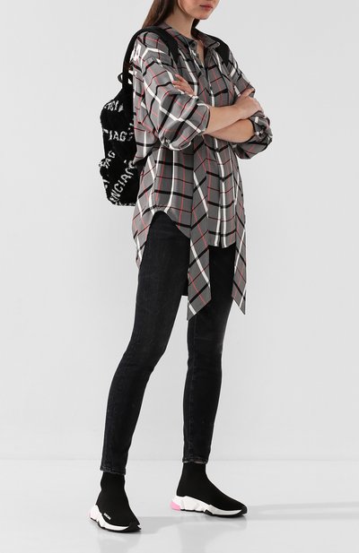 Текстильные кроссовки speed BALENCIAGA, арт. 587280/W1703, фото 2