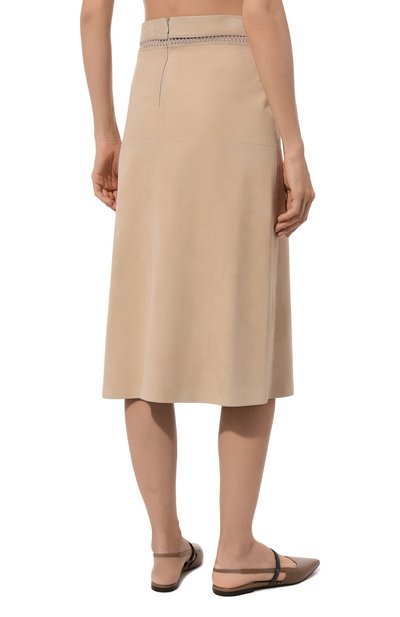 Замшевая юбка MVST, арт. ZBET-X1155-2, фото 4