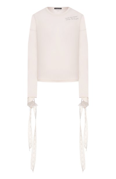 Женский хлопковый лонгслив ANN DEMEULEMEESTER, арт. B0014245/FA206