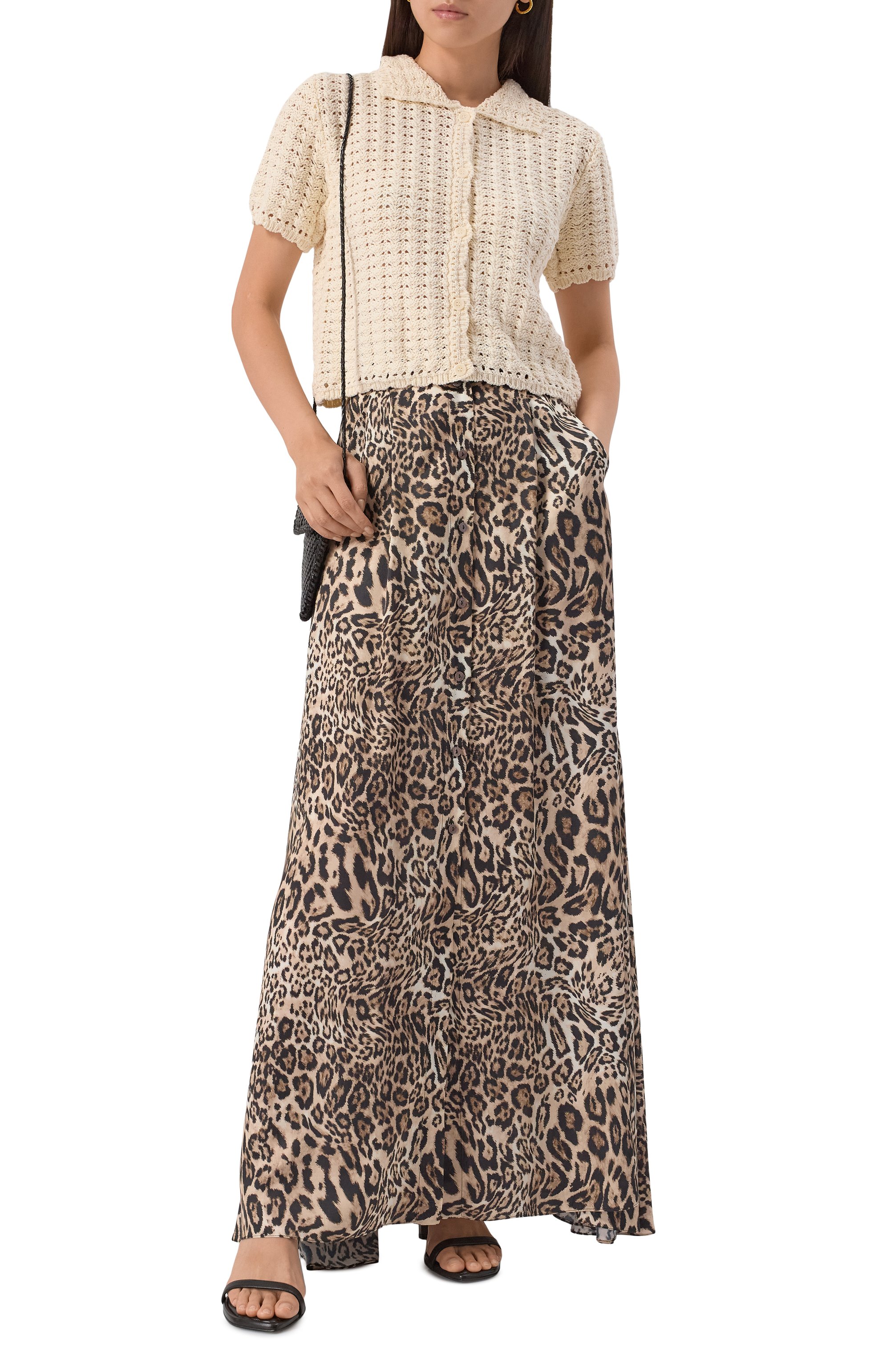 Юбка из хлопка и шелка FREEAGE, арт. WS24.SK052M.6001.9012, фото 2