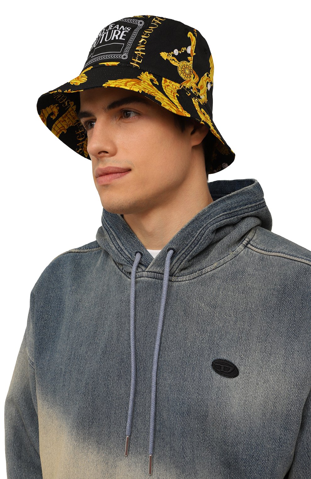 Хлопковая панама VERSACE JEANS COUTURE, арт. 75YAZK06/ZG203, фото 2