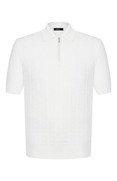 Мужская поло из хлопка и шелка ZILLI, арт. KZP002M0142VLAP00