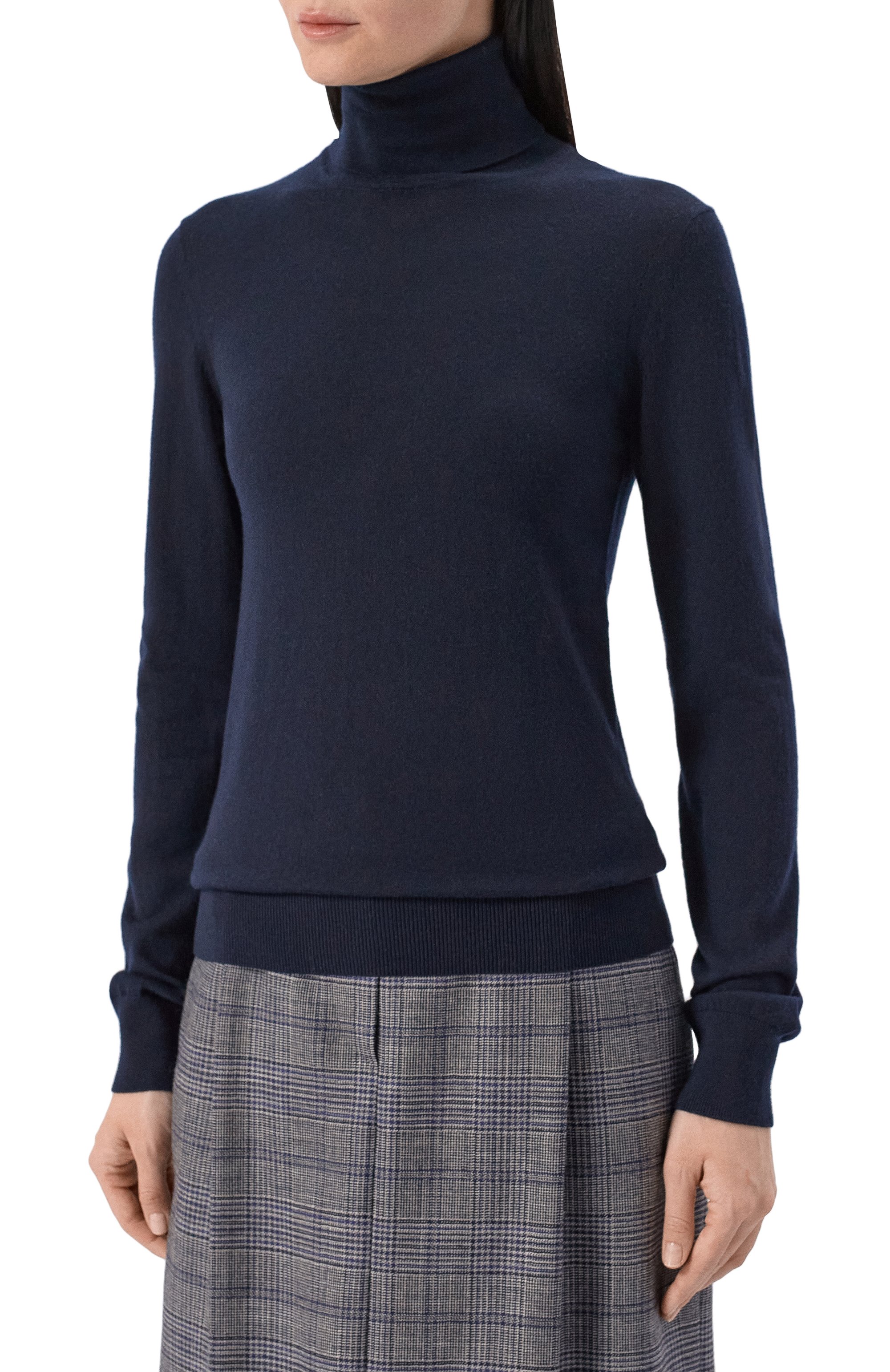 Кашемировая водолазка LORO PIANA темно-синего цвета по цене 134500 руб., арт. FAC4672, фото 3 Кашемировая водолазка LORO PIANA, арт. FAC4672, фото 3