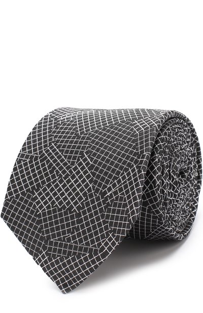 Мужской шелковый галстук с узором TURNBULL & ASSER, арт. TIE002-BB206