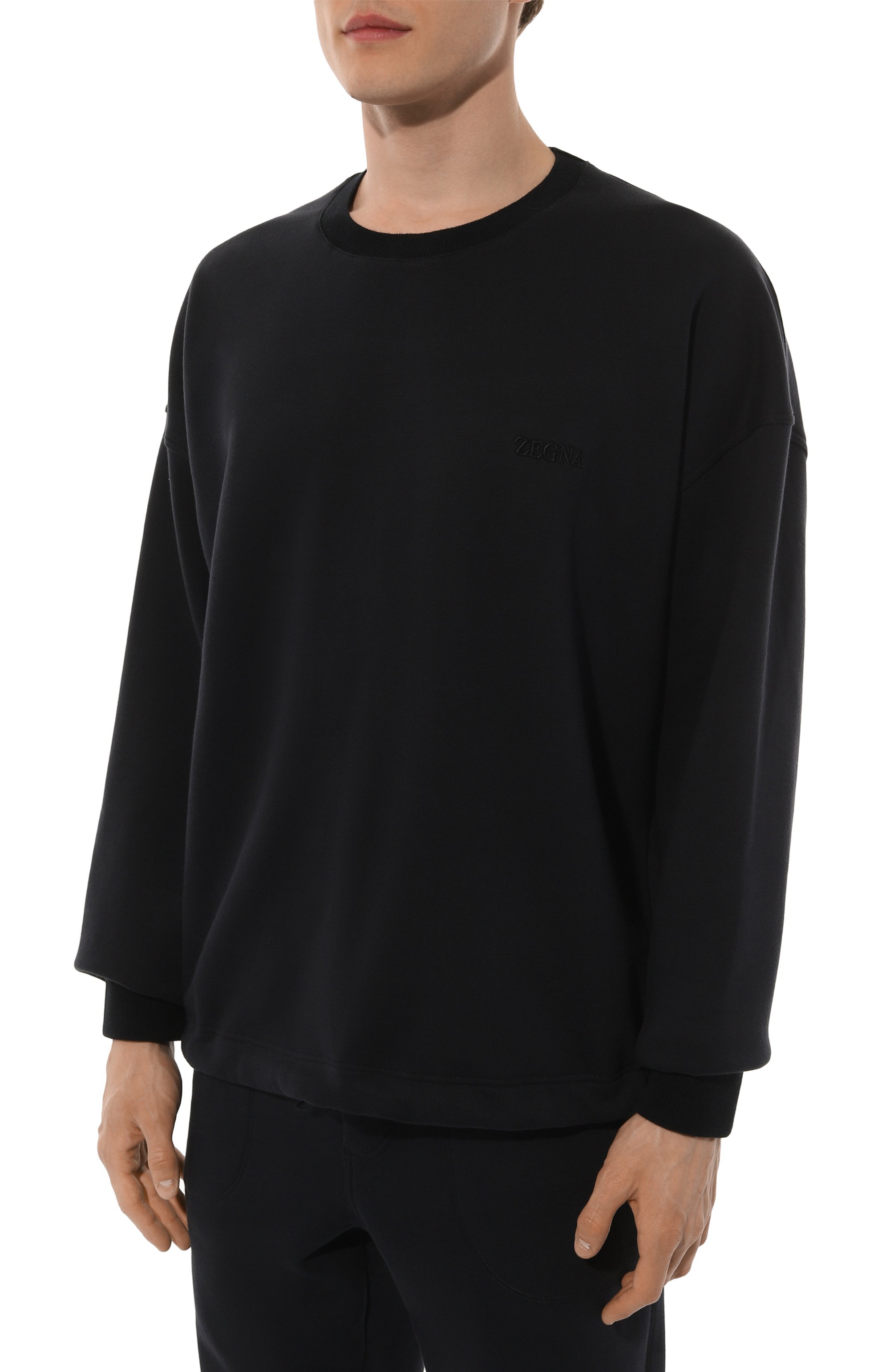 Хлопковый свитшот ZEGNA, арт. N6MGI/183, фото 3