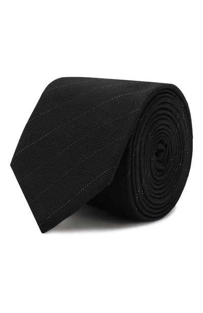 Шелковый галстук SAINT LAURENT, арт. 584330/4YC56, фото 1