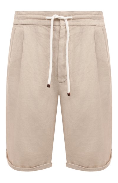 Мужские льняные шорты BRUNELLO CUCINELLI, арт. M243DU0020