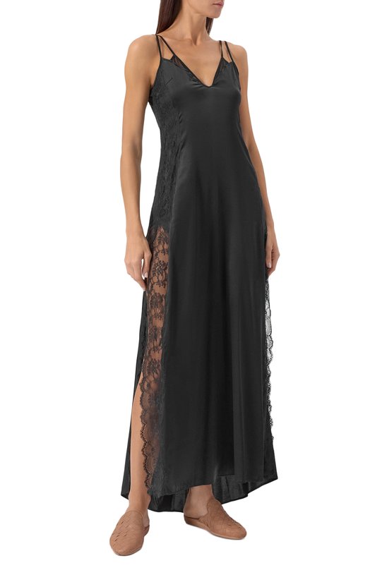 Шелковая сорочка C.alla CL0285 S0 Чёрный  CL0285 S0 Фото 3