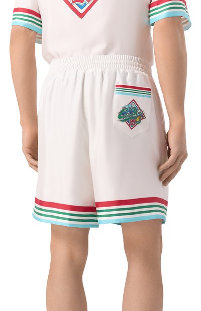 Шелковые шорты CASABLANCA, арт. MS25TR01204, фото 4