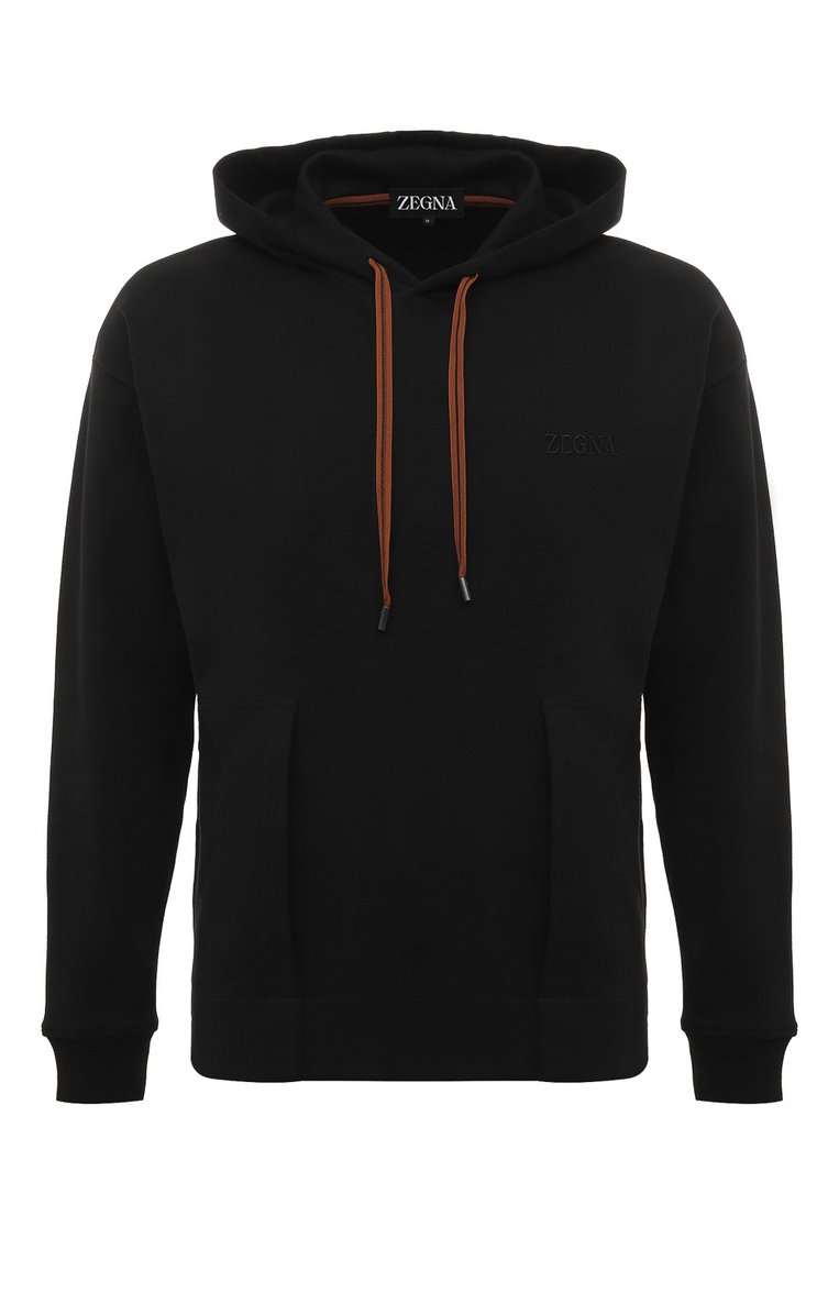 Хлопковое худи ZEGNA, арт. N6MH01720, фото 1