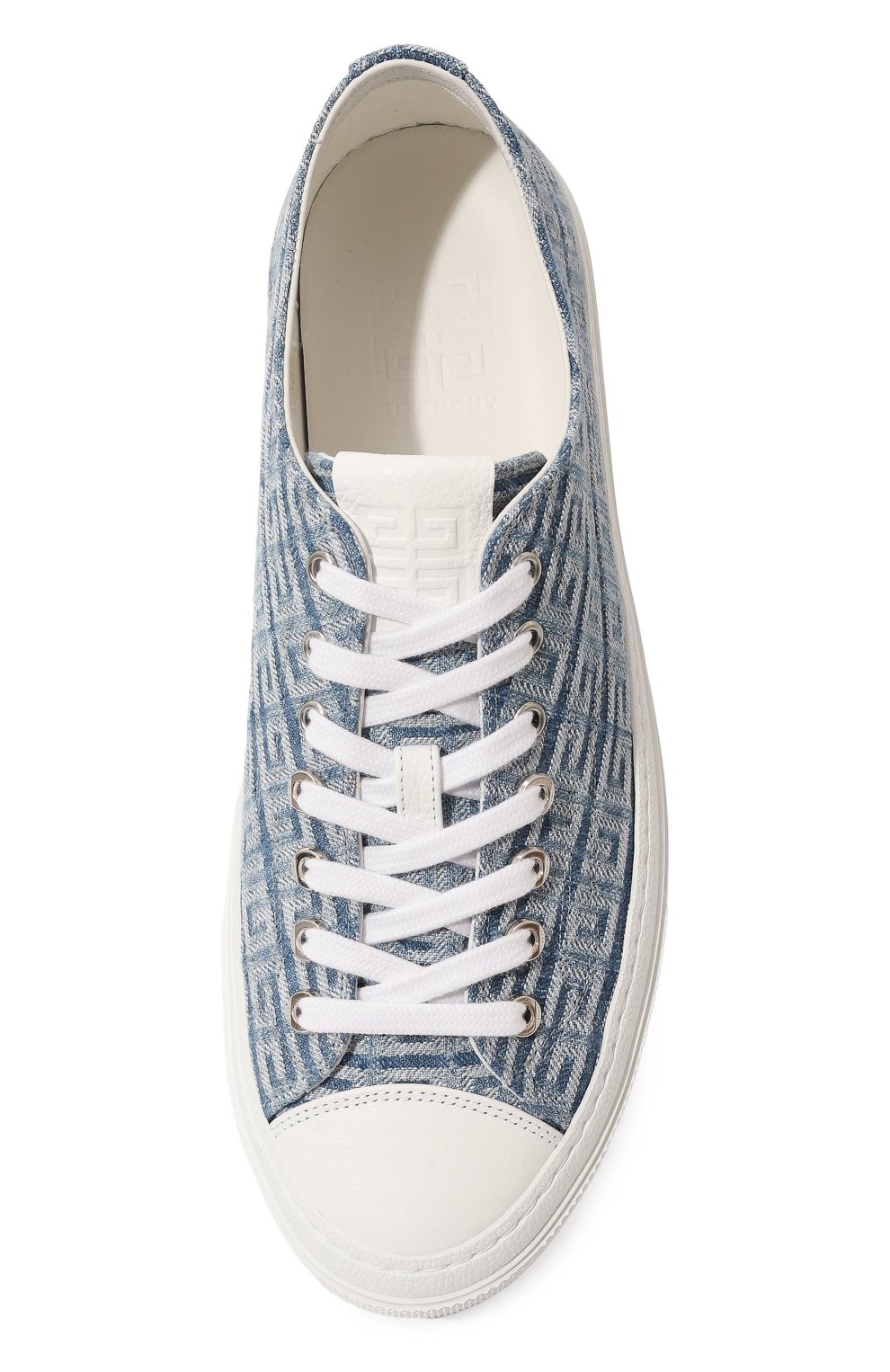 Текстильные кеды city low GIVENCHY голубого цвета по цене 65750 руб., арт. BH0050H1EK, фото 6 Текстильные кеды city low GIVENCHY, арт. BH0050H1EK, фото 6