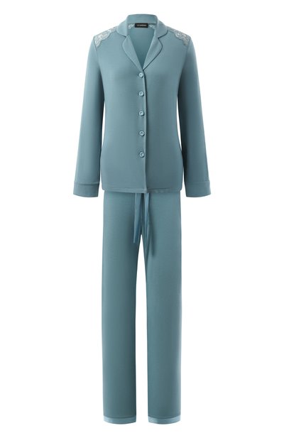 Пижама I.D. SARRIERI голубого цвета по цене 66140 руб., арт. L9574, фото 1 Пижама I.D. SARRIERI, арт. L9574, фото 1