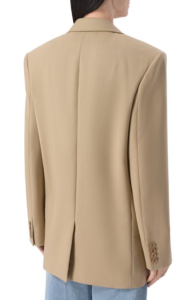 Жакет из шерсти и шелка SAINT LAURENT, арт. 858458/Y7K11, фото 4