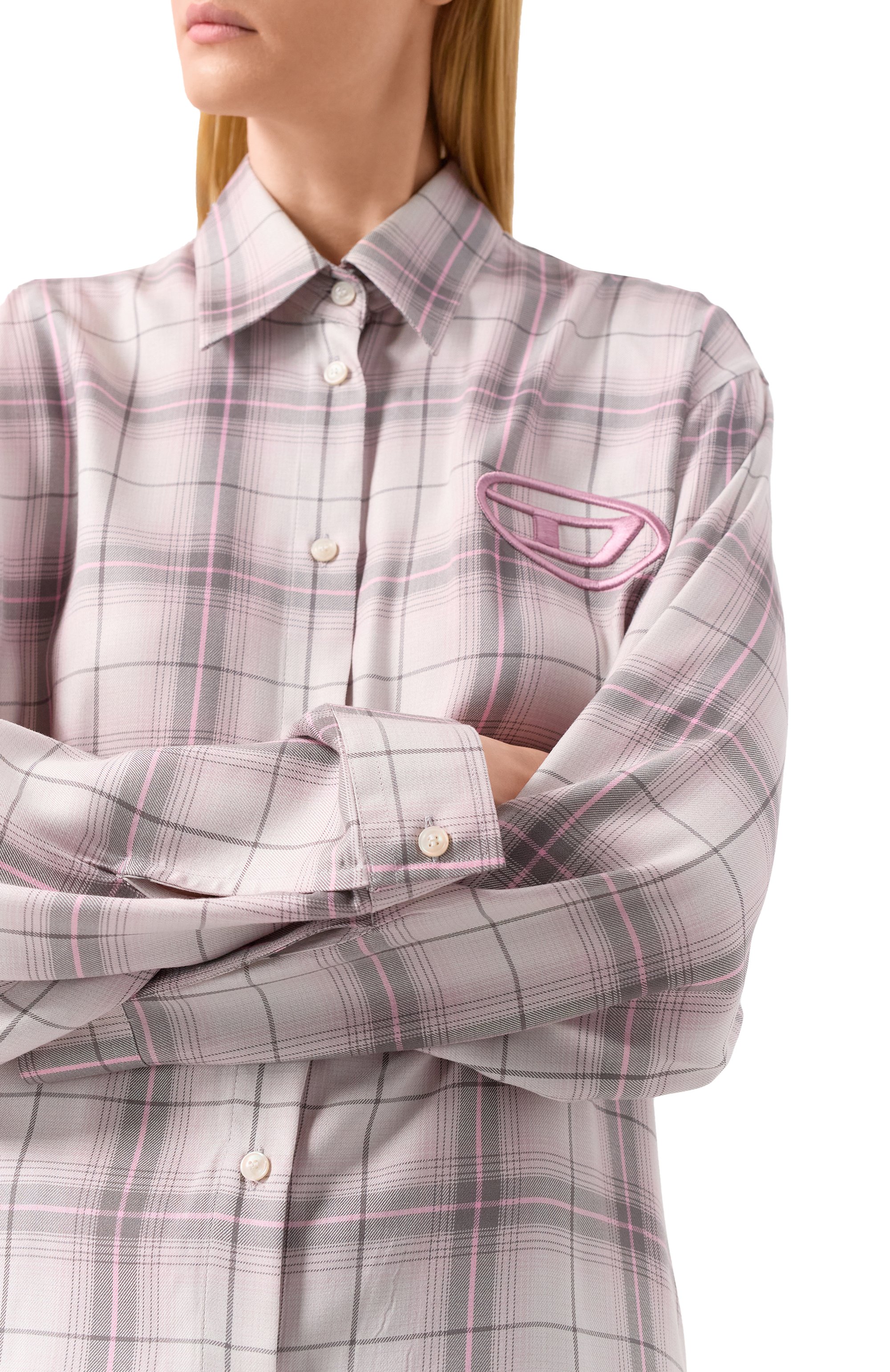 Рубашка из вискозы DIESEL, арт. A16836/0HQAN, фото 5