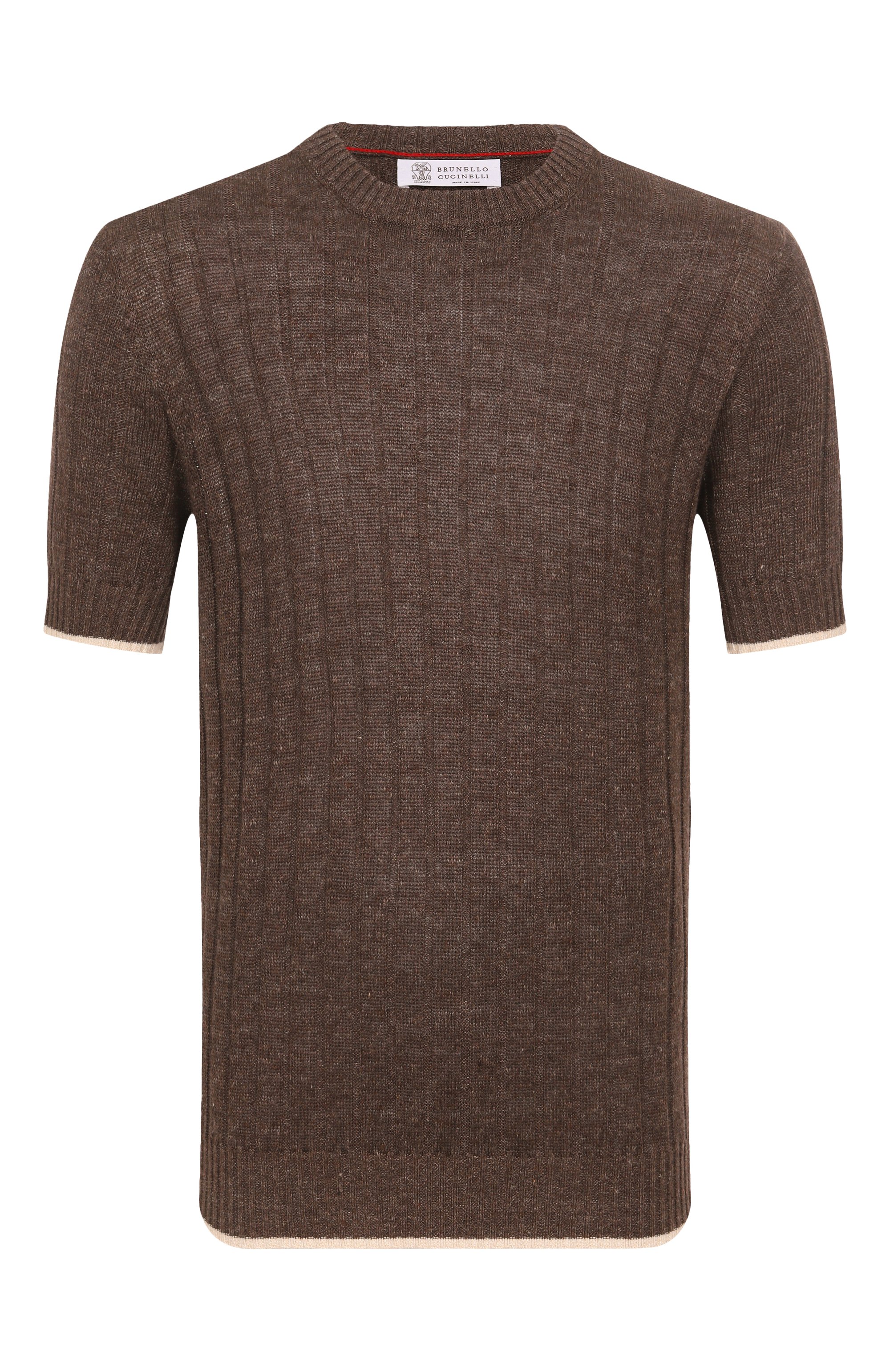 Джемпер изо льна и хлопка BRUNELLO CUCINELLI, арт. M2L707600, фото 1