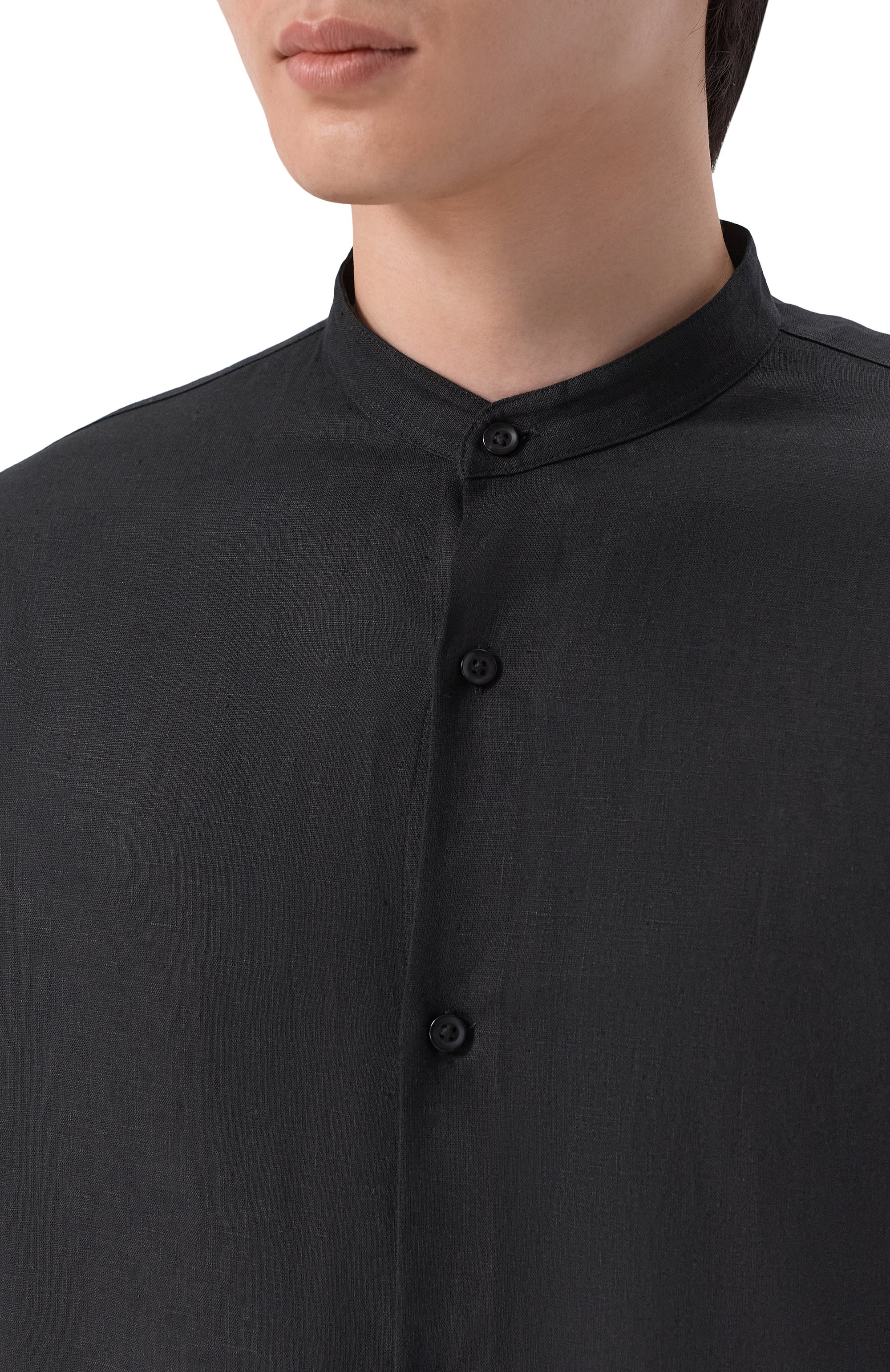 Рубашка изо льна и вискозы HINNOMINATE, арт. HMABM01550, фото 5